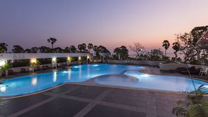 The condos pool at your footsteps