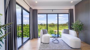 The lounge area of the master-bedroom
