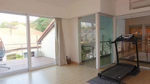 The private gym with terrace