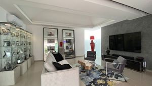 The sofa- and movie-area