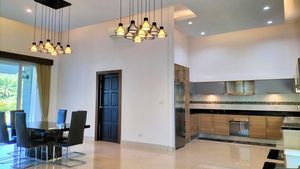 The spacious kitchen and living-area