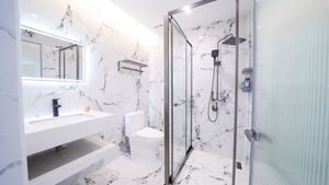 The villa offers not less than 5 bathrooms