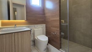 There are 3 bathrooms and a guest-toilet