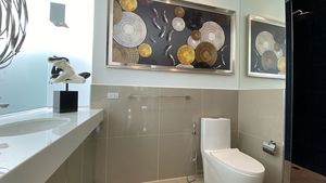 There are two top chic bathrooms