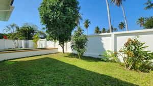 There is lovely garden space