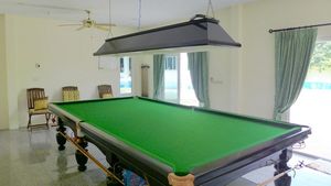 This classy snooker-table comes with the property
