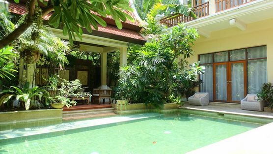 Views across the pool