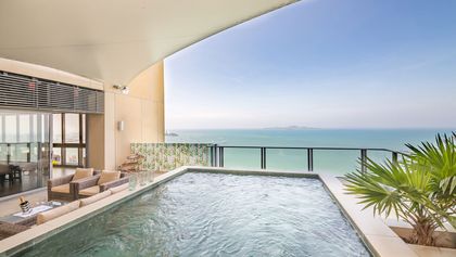 Your private pool on the 50th floor